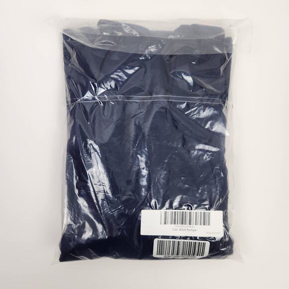 Lunya Cool Short Romper in Double Blue Size Large Sleeveless V Neck NWOT - Picture 11 of 11